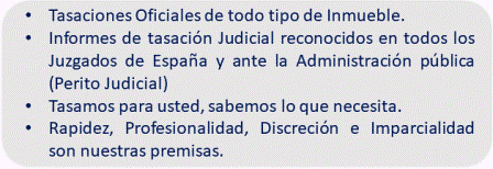 Tasacion Judicial de inmueble en Torrevieja